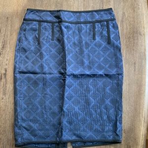 Ann Taylor Geometric Pencil Skirt - Women’s Size 4